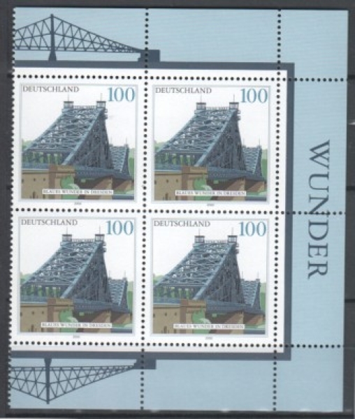 BRD 2109 Viererblock ** - 2000